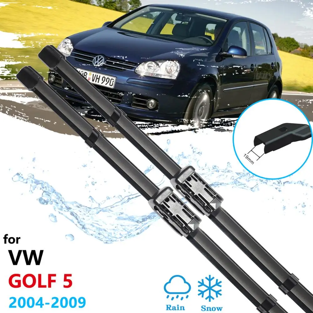 

Car Wiper Blade for Volkswagen VW Golf 5 MK5 Golf V Rabbit 1K GTI 2004~2009 Front Windscreen Windshield Wipers Car Accessories