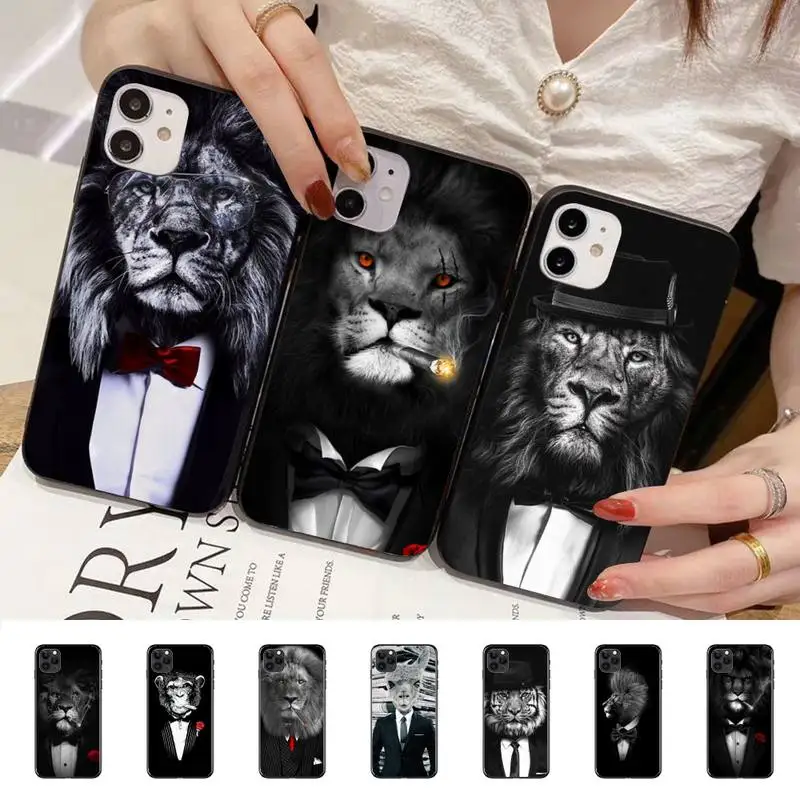 

Man Suit Shirt Tie Phone Case For iPhone 11 8 7 6 6S Plus X XS MAX 5 5S SE 2020 XR 11 pro DIY Funda capa