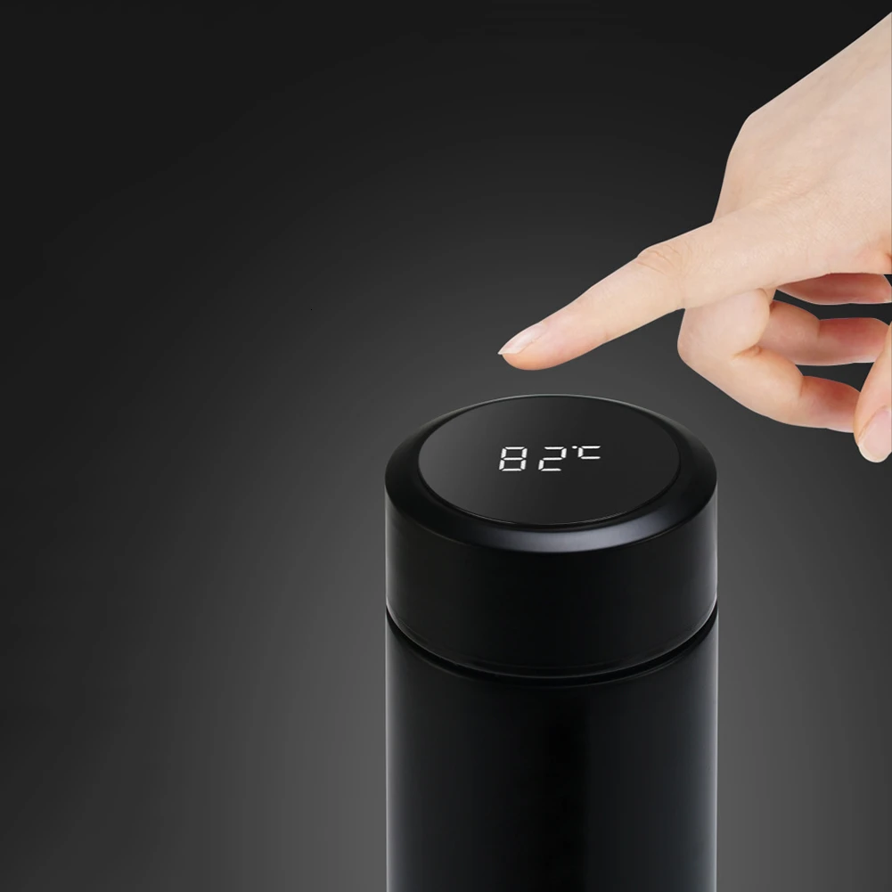 500 мл термосы температурный дисплей 304 нержавеющая сталь моя бутылка для горячей