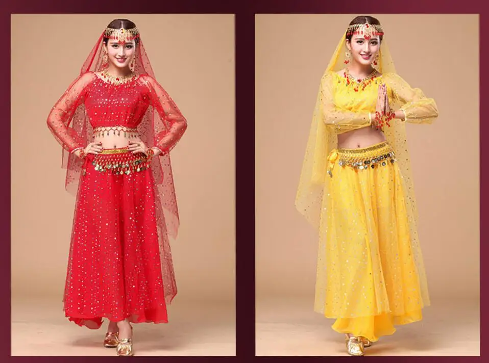 Костюм для восточных танцев танцевальный костюм женское индийское танцевальное