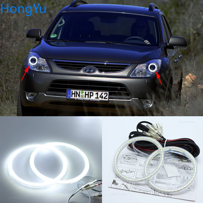 Для hyundai veracruz ix55 2007 2012 супер яркий белый цвет 3528 SMD комплект светодиодов глаза