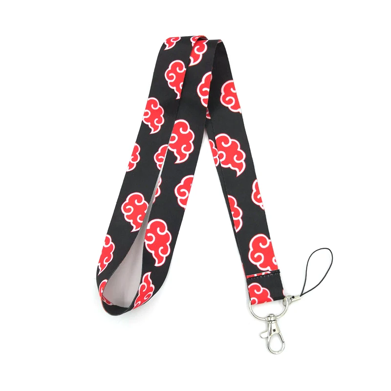 Наруто облака 90s мультфильм Забавный Винтаж шейный ремень Lanyards ID значок держатель для карт брелок мобильный телефон ремень подарок