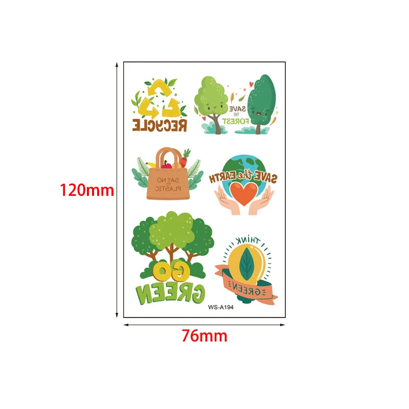 12x7 6 см мультяшный милый дизайн татуировки для женщин мужчин детей футбола