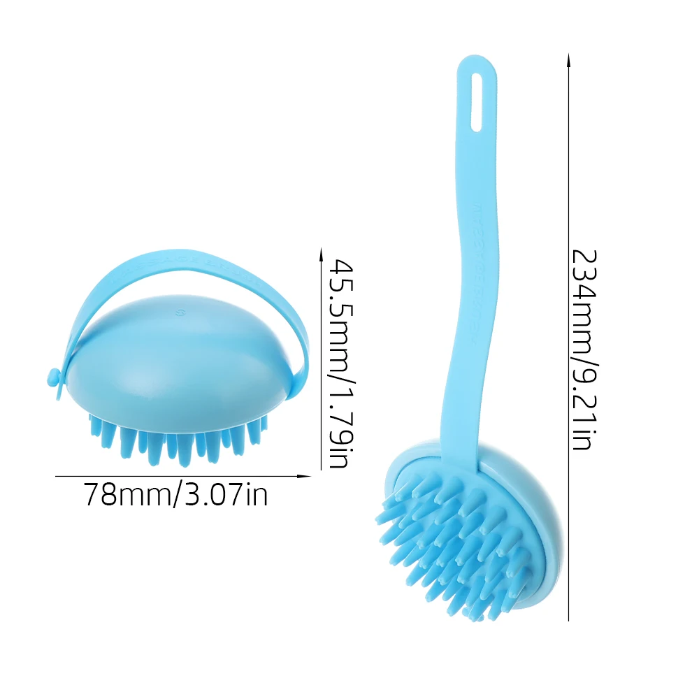

1PC Silicone Head Body Massage Comb Shampoo Scalp Hair Washing Body Shower Brush Bath Relax Spa Slimming Care Tool