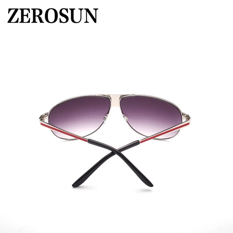 Zerosun очки для чтения Мужские Женские бифокальные диоптрийные солнцезащитные