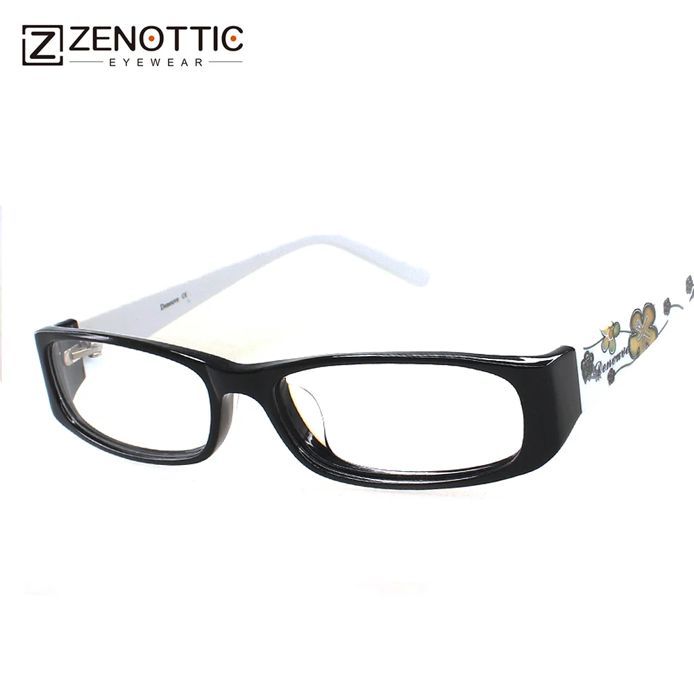 ZENOTTIC, женские очки с полной оправой, ацетат, полный оправа, оправа для очков по рецепту, градусные линзы, близорукость, для чтения, Мультифокальные