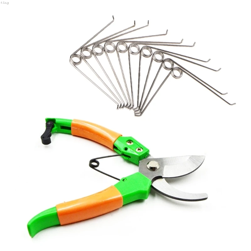10Pcs V Shape Steel Compression Spring Gardening Scissors Accessories Tool | Инструменты