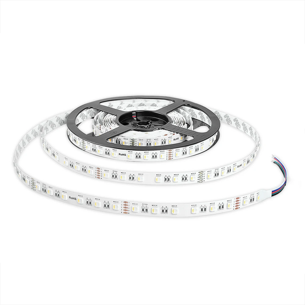 

5M IP20 DC24V 4 in 1 60LEDS/M RGBW(2700K Warm White) LED Strip