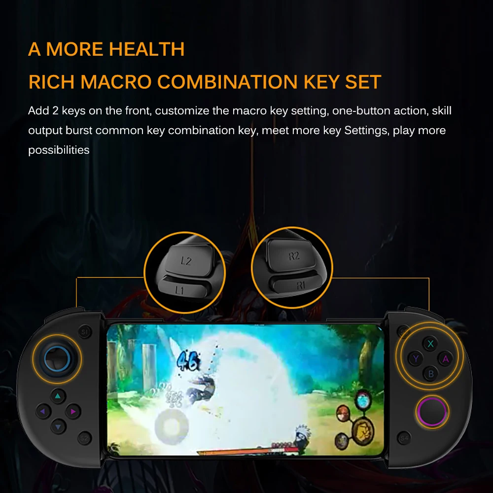 Новый игровой контроллер с быстрой зарядкой типа c + держатель для телескопа