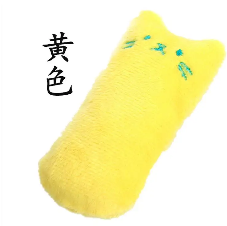 Cat bite resistant plush toys Funny Interactive Teeth Grinding Catnip Toys Claws Thumb Bite mint For Cats | Дом и сад