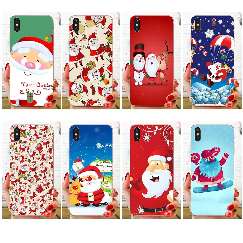Для Huawei Honor 4C 5A 5C 5X6 6A 6X7 7A 7C 7X8 8C 8S 9 10 10i 20 20i Lite Pro чехол-накладка для мобильного телефона из ТПУ на Рождество год дизайн