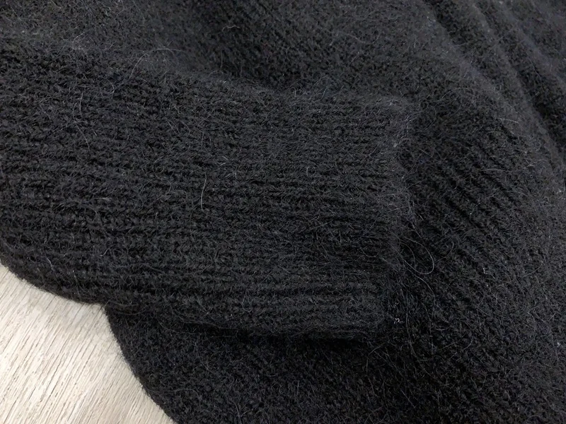 

New Wool Blend Round Neck Knit Dress