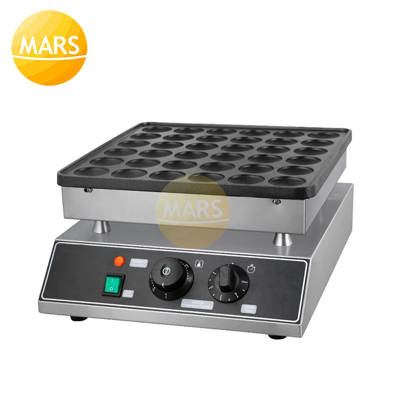 Сертифицированный CE коммерческий 36 шт. голландский гриль вафельница железная