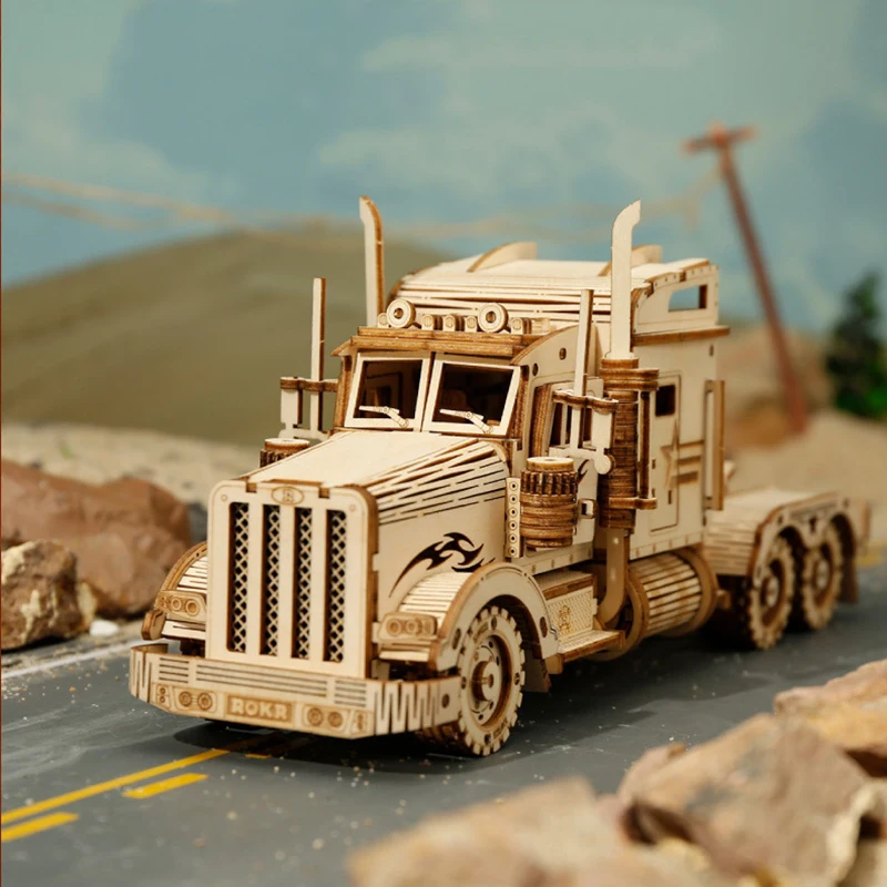 

Wooden Mechanical Model Puzzle Car Model Diy Assembly Toys for Kids Boys Gifts Mechanical Puzzle High Appearance Level