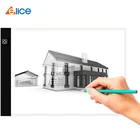 Ультратонкий Светодиодный графический планшет A4 Elice для рисования, USB светодиодный светильник, планшет для рисования, электронное искусство, рисование Wacom