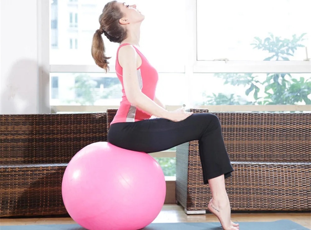 65 см упражнения фитнес тренажерный зал Гладкий утолщение йога шаровая бола