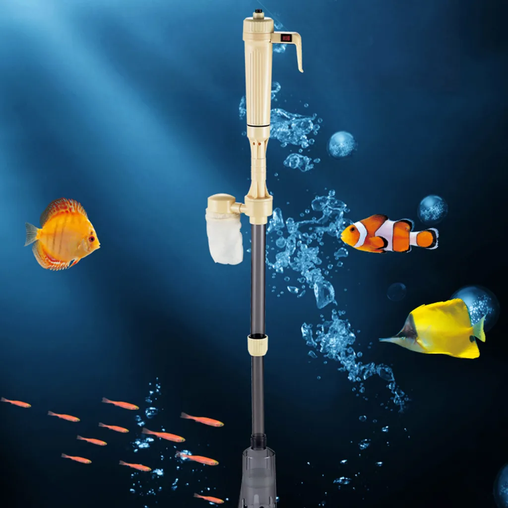 Модный электрический аквариумный гравий очиститель для аквариума насос замены