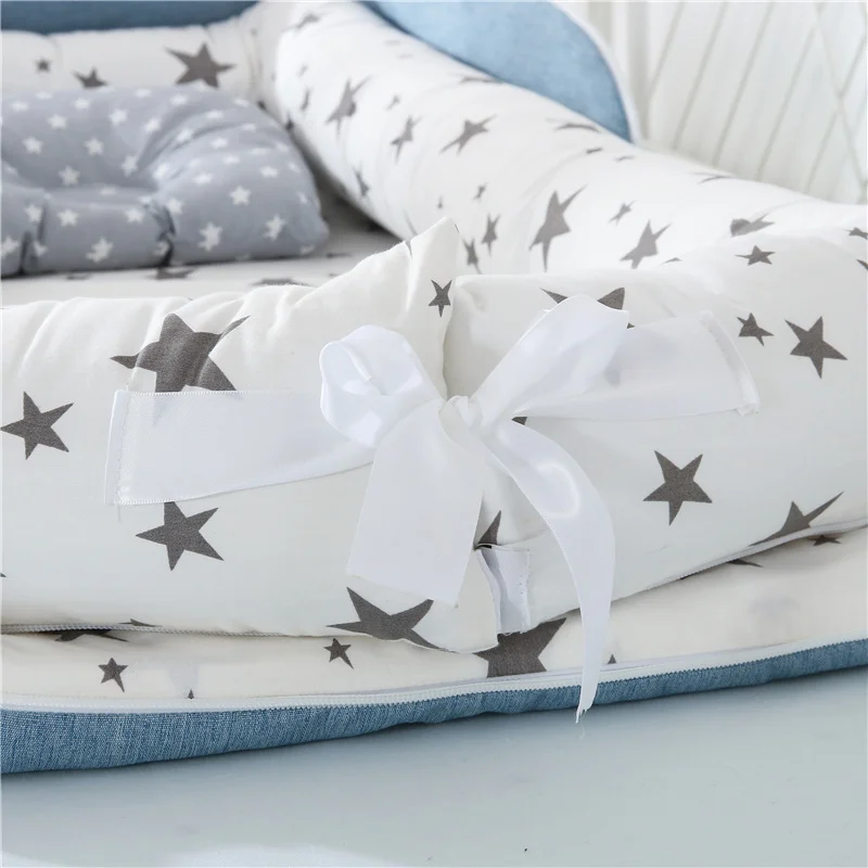 

Baby Cribs Portable Baby Nest Bed For Boys Girls Travel Bed Infant Cotton Cradle Crib Baby Newborn Babybassinet Comfortable