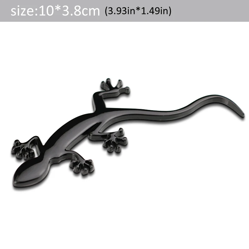 1 шт. 3D металлическая эмблема заднего багажника Gecko наклейка для JEEP Dodge BMW Mustang Volvo