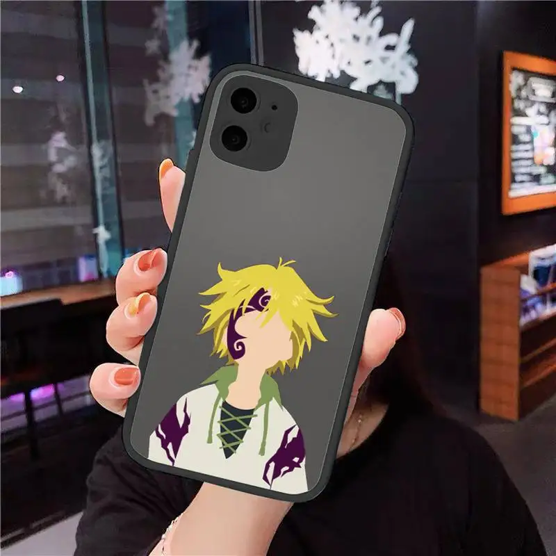 

anime seven deadly sins Phone Cases matte transparent For iphone 7 8 11 12 plus mini x xs xr pro max cover
