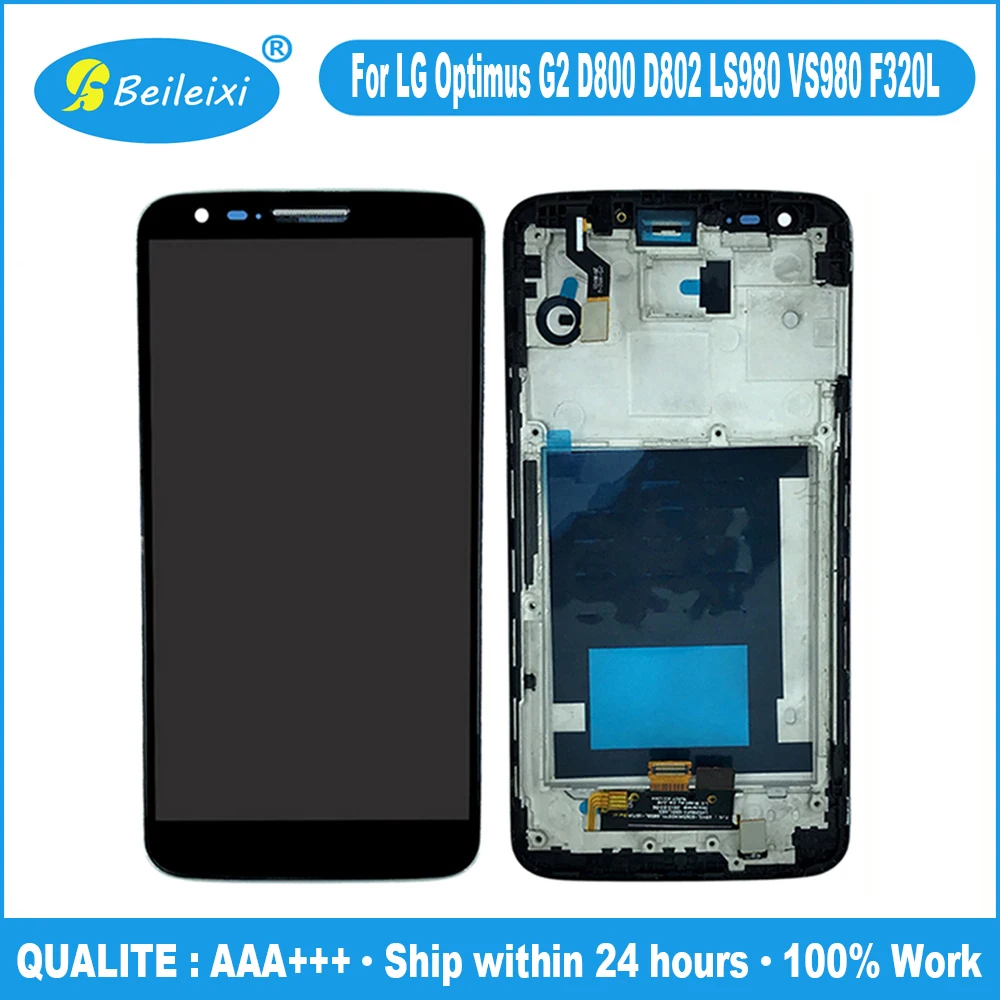 Дисплей для LG Optimus G2 D802 ЖК-дисплей с сенсорным экраном и дигитайзером в сборе D801 D800
