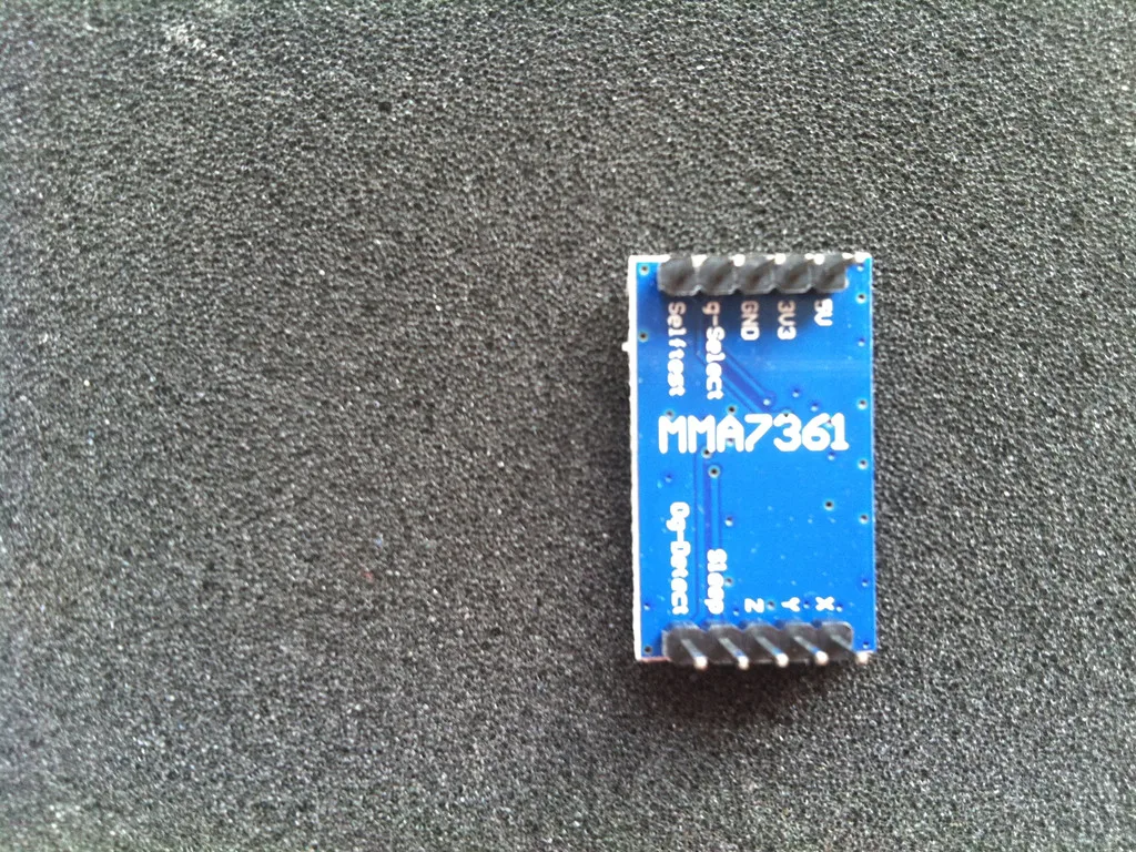 

MMA7361 Angle sensor Inclination sensor Acceleration module instead of MMA7260