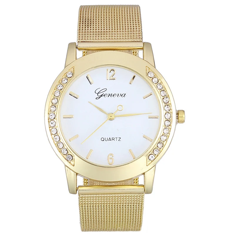 

Women Watch Luxury Gold Romantic Crystal Metal Ladies Bracelet Quartz Clock Wristwatches 2019 relogio feminino zegarek damski