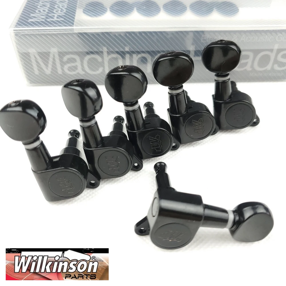 neue wilkinson wjn 05 6r elektrische gitarre mechaniken mechaniken mini oval tuner für st tl tele schwarz tuning pegs free global shipping