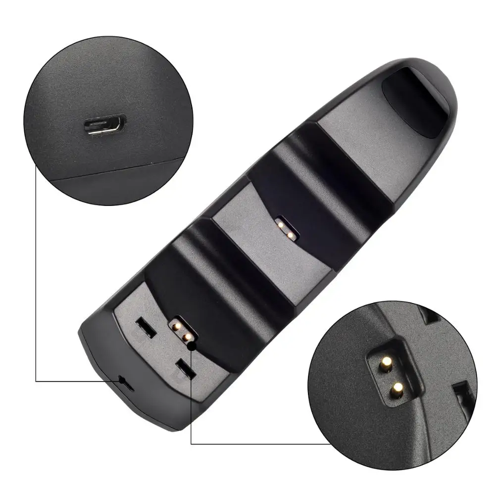 Светодиодный USB двойной разъем зарядное устройство для геймпада док-станция