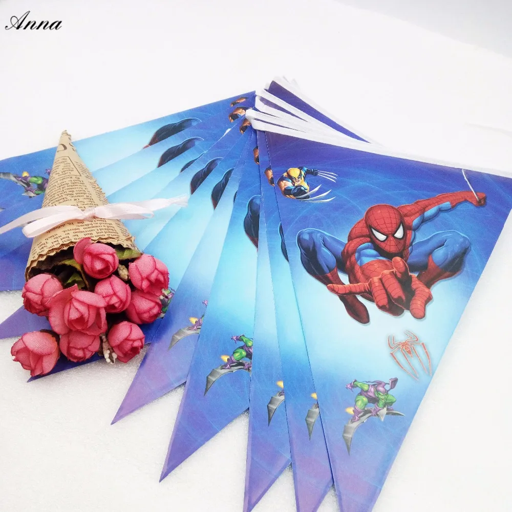 82 шт. Человек паук Супергерой детские принадлежности для дня рождения скатерть