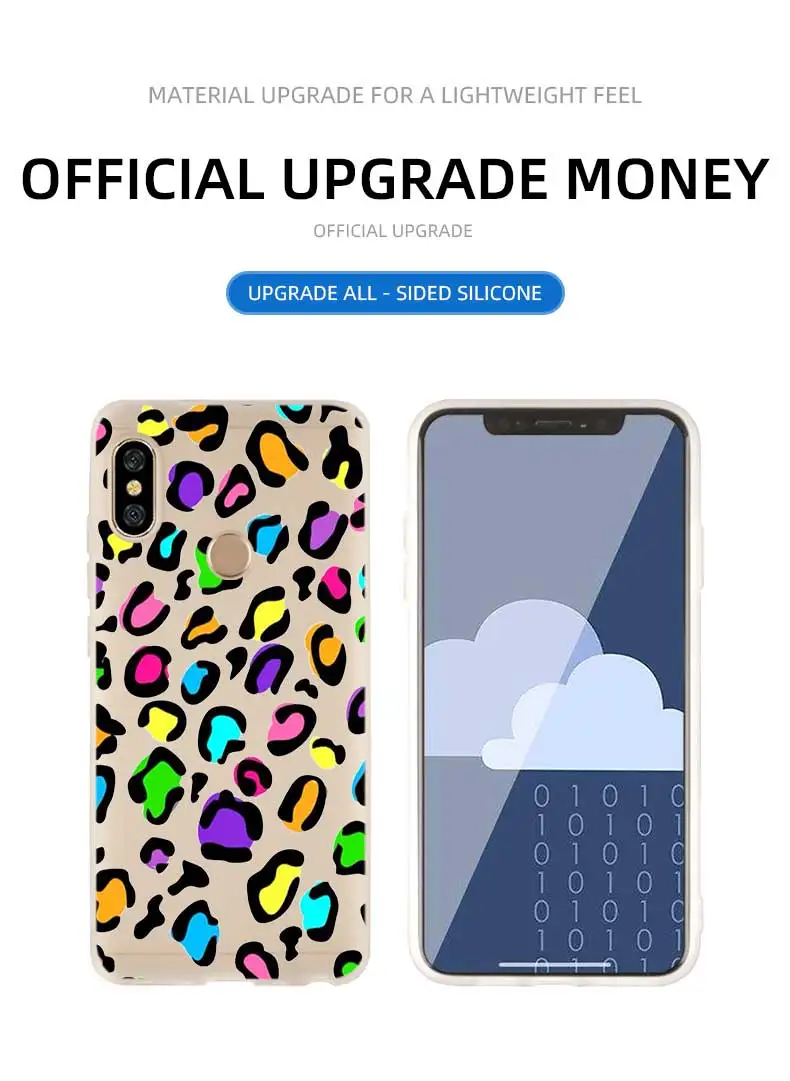 Модная мягкая термополиуретановая крышка-чехол для Coque Xiaomi Redmi 4X 4A 6A 7a Y3 K20 5 Plus Note 8 iPhone 7 6 Plus 5 iPad Pro с леопардовым принтом