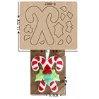 Новый Рождество, деревянные высечки для скрапбукинга