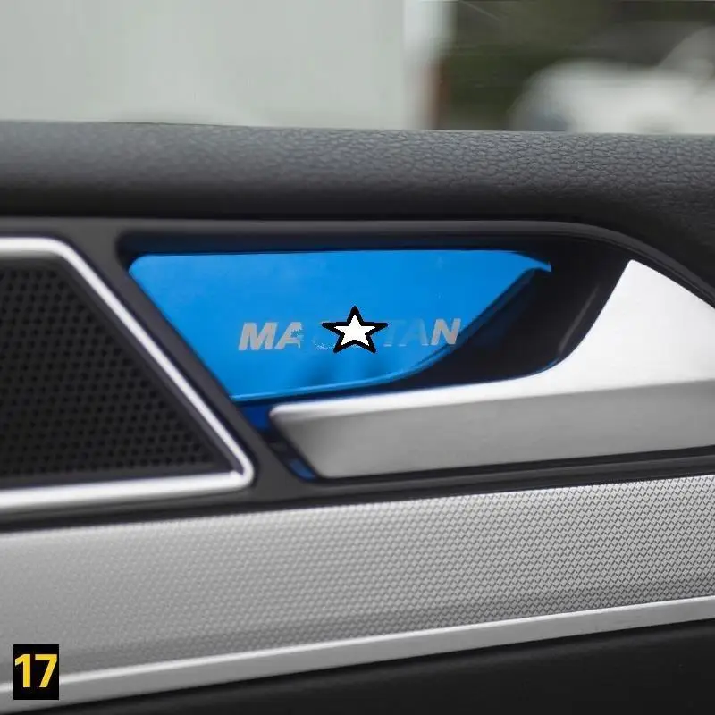 Декоративные хромовые автомобильные ручки для межкомнатных дверей яркие