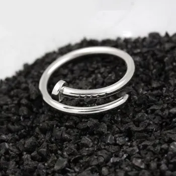 

You From The Stars, Thousand Songyi, The Same Korean Female Couples, Open Screw Nail Ring, Female Manufacturer R04