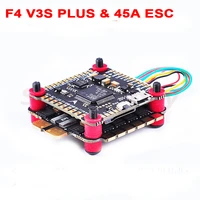 sparkhobby f4 v3s plus flight control and 4 in 1 45a esc satck f3 upgraded version osd fc 2 6s 45a blheli_s esc for rc fpv drone