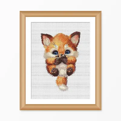 Вышивка крестиком a3243 Милая лиса новый набор прецизионной печати вышивка наборы