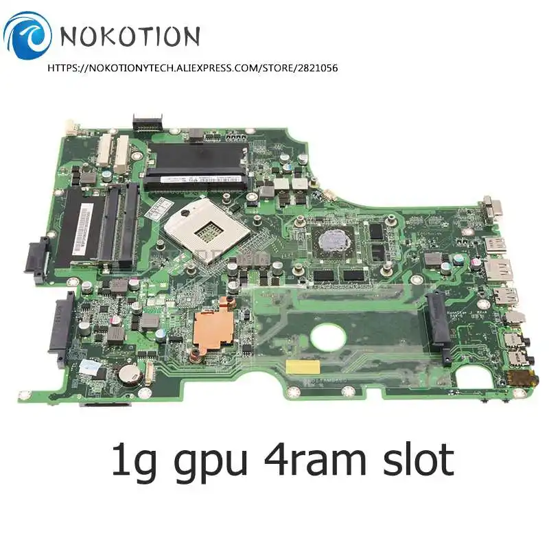Материнская плата NOKOTION MBPUH06002 MB.PUH06.002 для ноутбука ACER Aspire 8943 8943G DA0ZYAMB8D0 4 слота