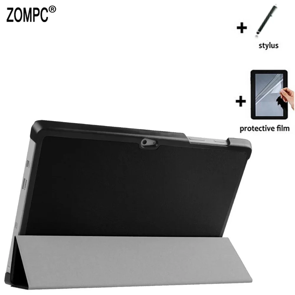 Ультратонкий легкий кожаный чехол-книжка Utra с подставкой + Защитная пленка для