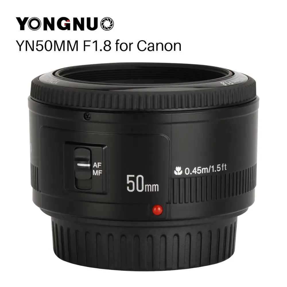 Yongnuo 50MM Camera обьектив для объектив with светофильтр фильтр for Canon 600D 550D 1100D 5D Mark II DSLR Camera объектив with поляризационный фильтр
