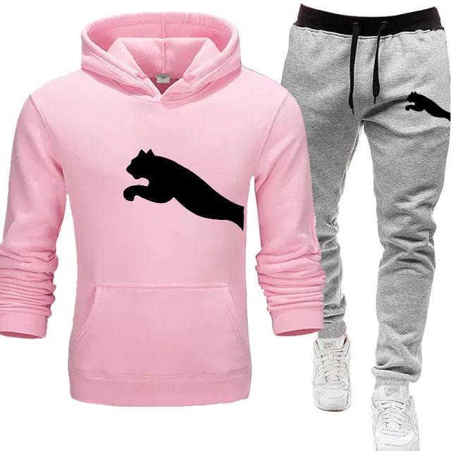 

new Autumn and winter Men's Sets hoodies+Pants PUMA Sport Suits Casual Sweatshirts Tracksuit 2021 Brand Sportswear 263 orders 2
