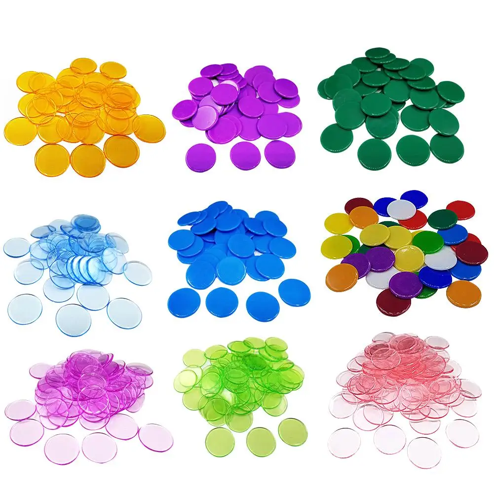 100 ПК/19 мм креативный подарок аксессуары пластиковые покерные фишки казино