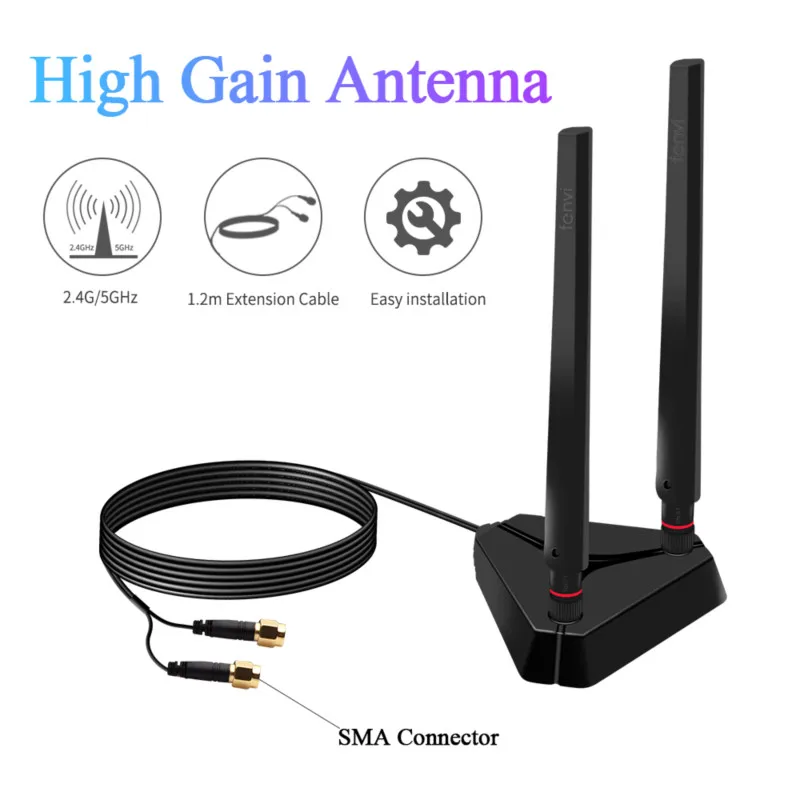 Двухдиапазонная внешняя антенна с высоким коэффициентом усиления 2 4G/5G прием