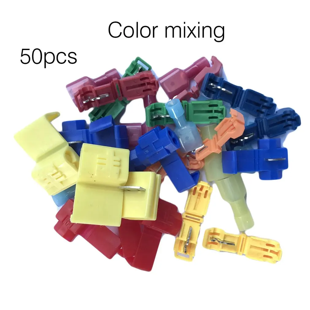 Провода разъем Lossless разъемы Быстрый Сращивание провода Терминалы Женский Лопата