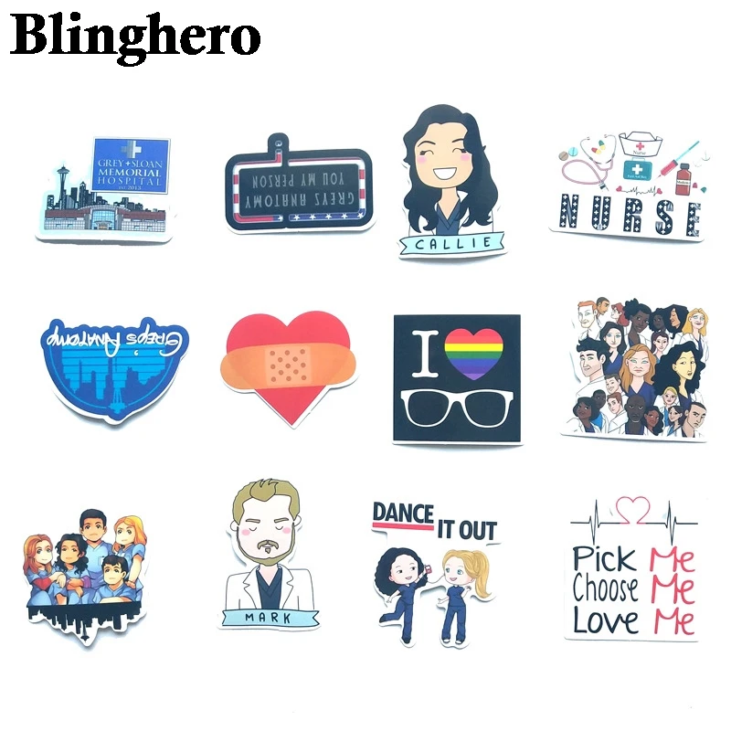 CA543 50 шт./компл. классический американский драма Анатомия страсти Стикеры для