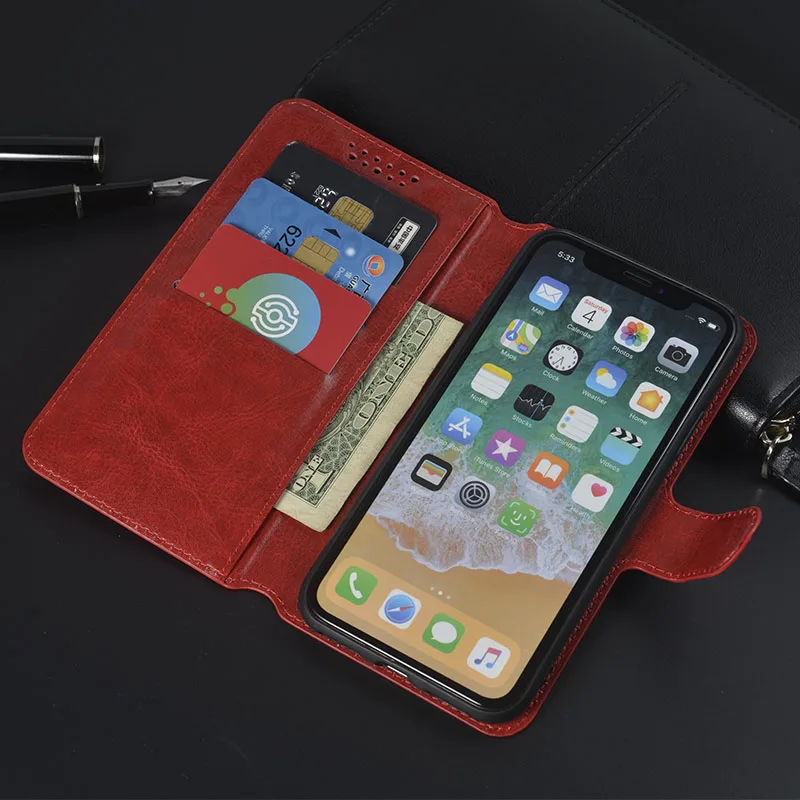 Роскошный кожаный чехол-кошелек силиконовый чехол для Zte Blade L8 A530 V10 V9 V2020 vita V A3 A5 2019