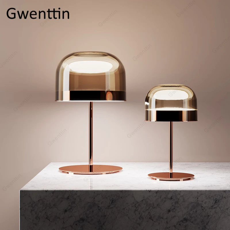 Современная роскошная настольная лампа в виде грибов подставка для спальни