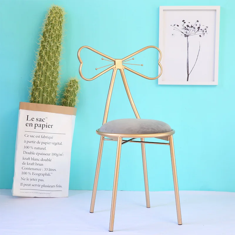 H1 современный минималистичный стул для спальни с спинкой принцессы макияж