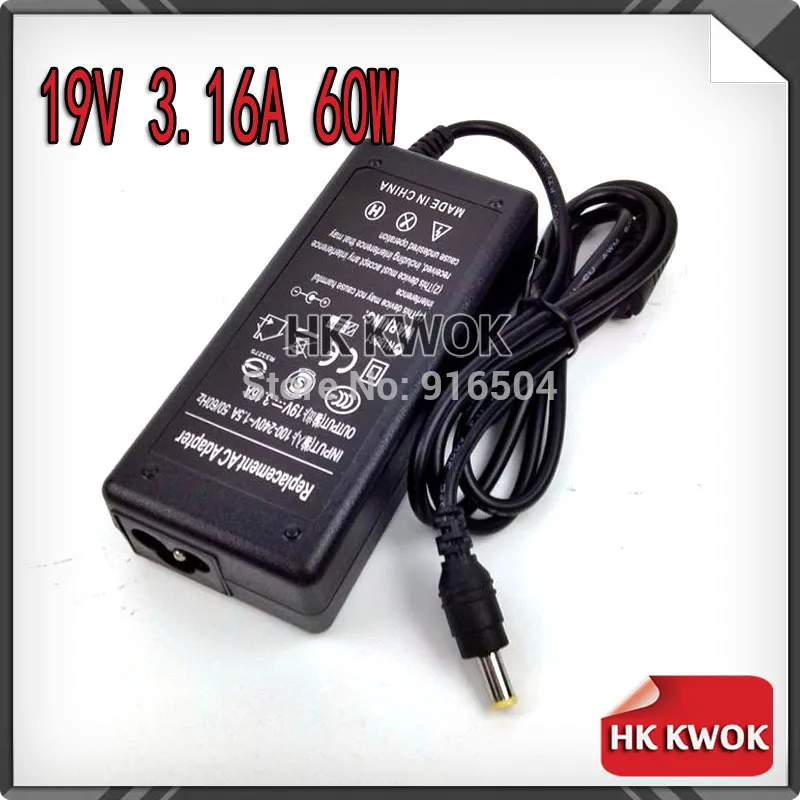 Адаптер питания для ноутбуков samsung R429 RV411 R428 RV415 RV420 RV515 R540 R510 R522 R530 19 в 3 16 А 5 5*3 0