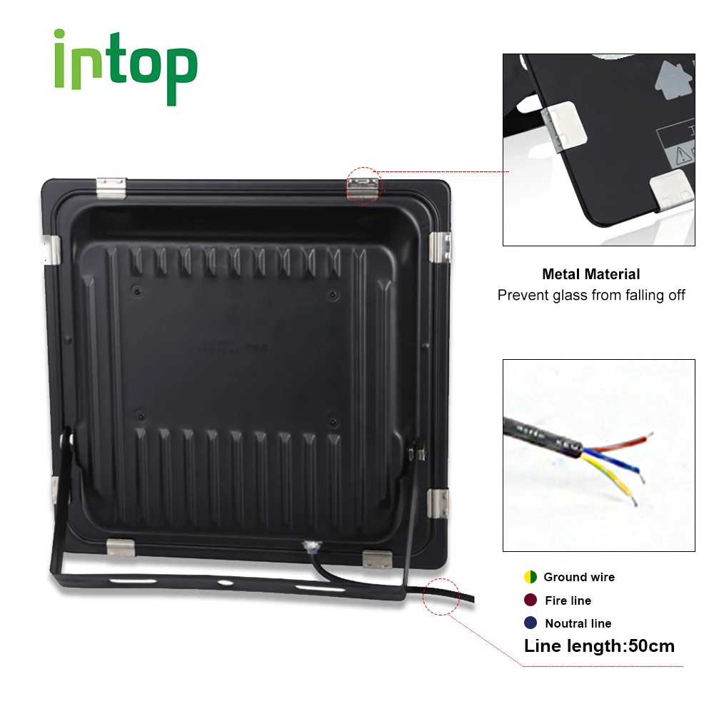 Светодиодный прожектор 30w50w100w150w200w300w ip65 водонепроницаемый наружный светодиодный