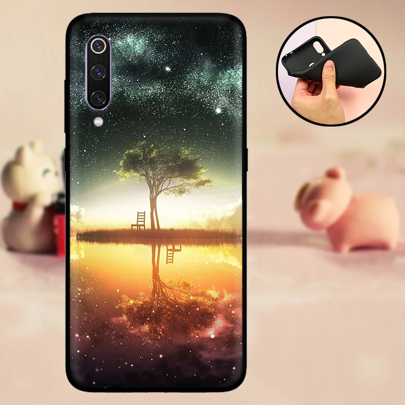Z7DYS Силиконовый чехол mi 9 SE, задняя крышка для телефона mi 9, чехол s, мягкий чехол из ТПУ для Xiao mi 9 mi 9SE, Матовый Бампер для телефонов mi 8 Lite - Цвет: Z7DYS